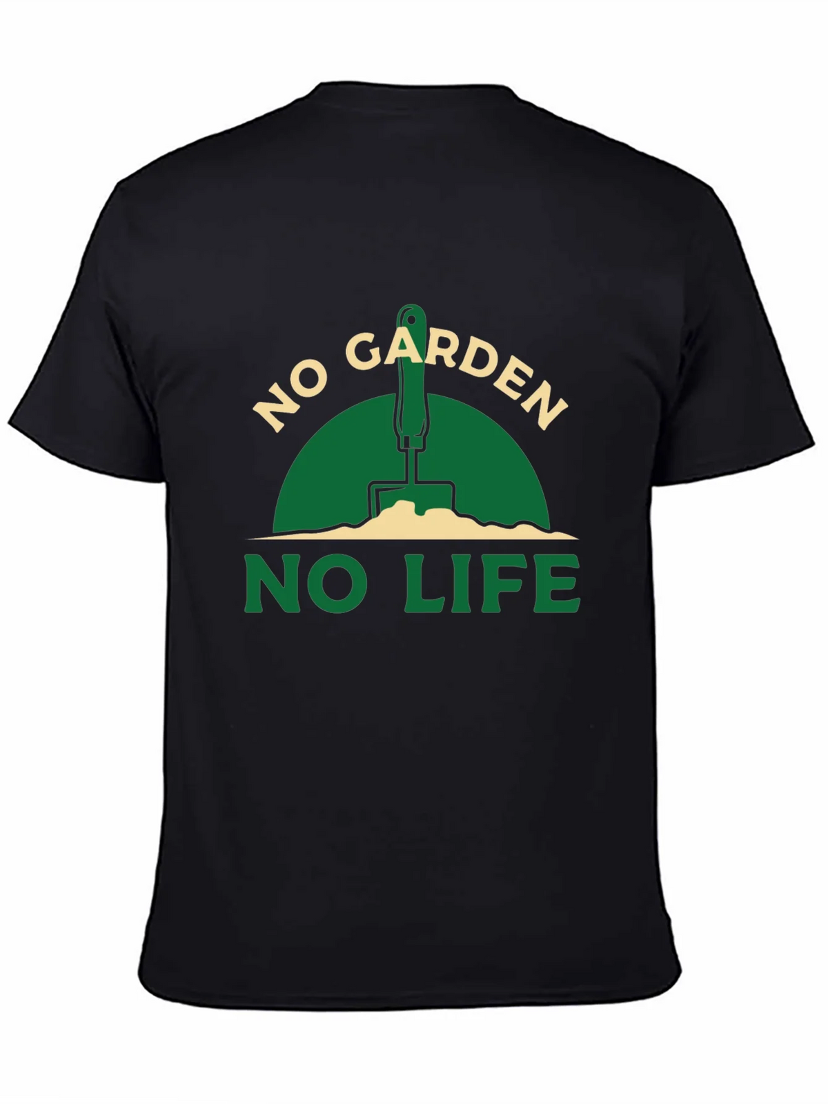 No Garden No Life Black T-Shirt product image 4