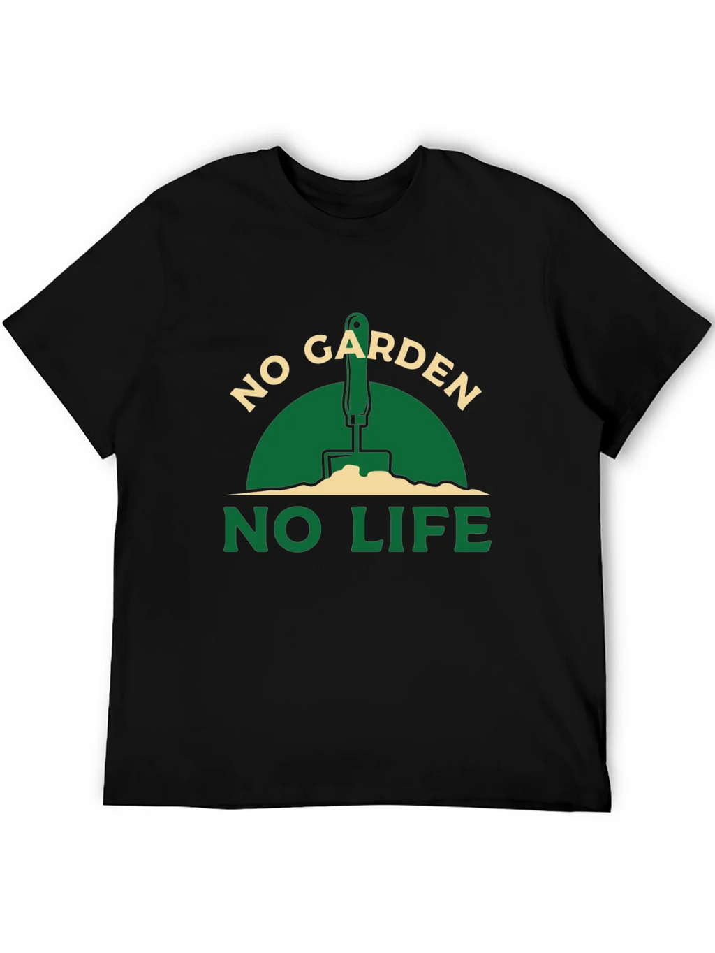 No Garden No Life Black T-Shirt product image 5