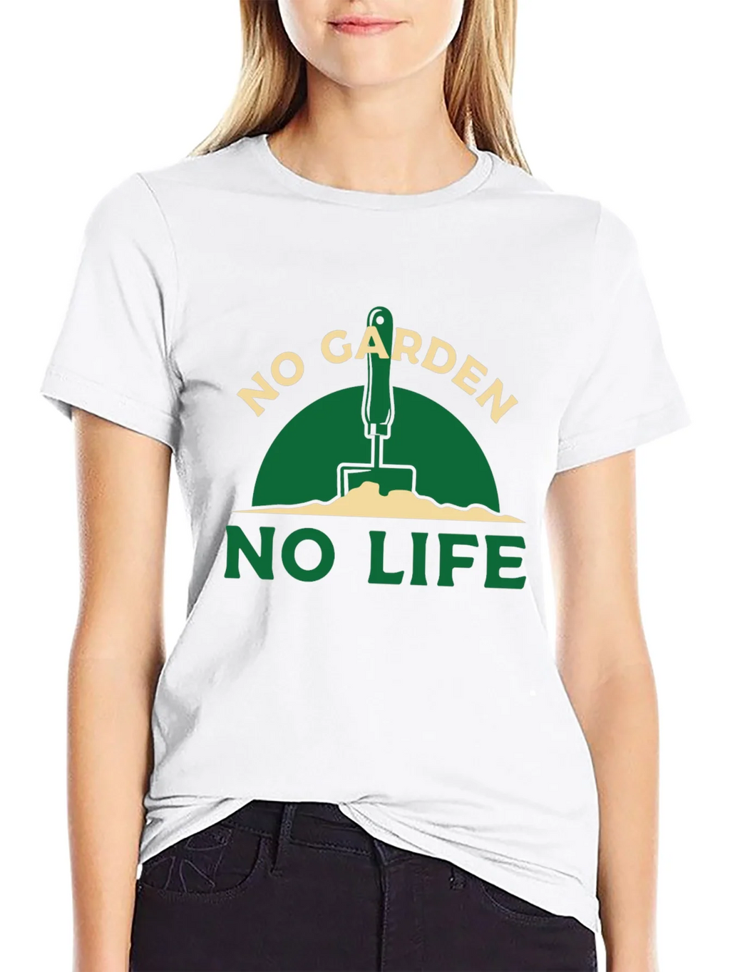 No Garden No Life Black T-Shirt product image 8