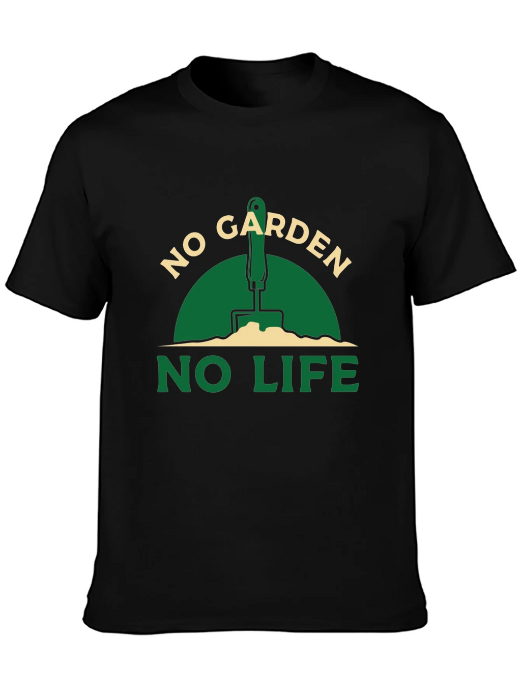 No Garden No Life Black T-Shirt product image 3