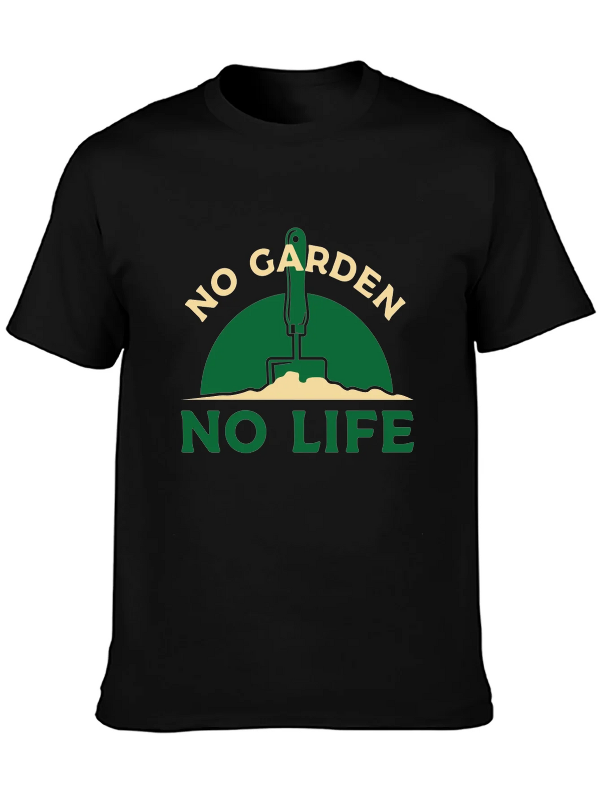 No Garden No Life Black T-Shirt product image 3