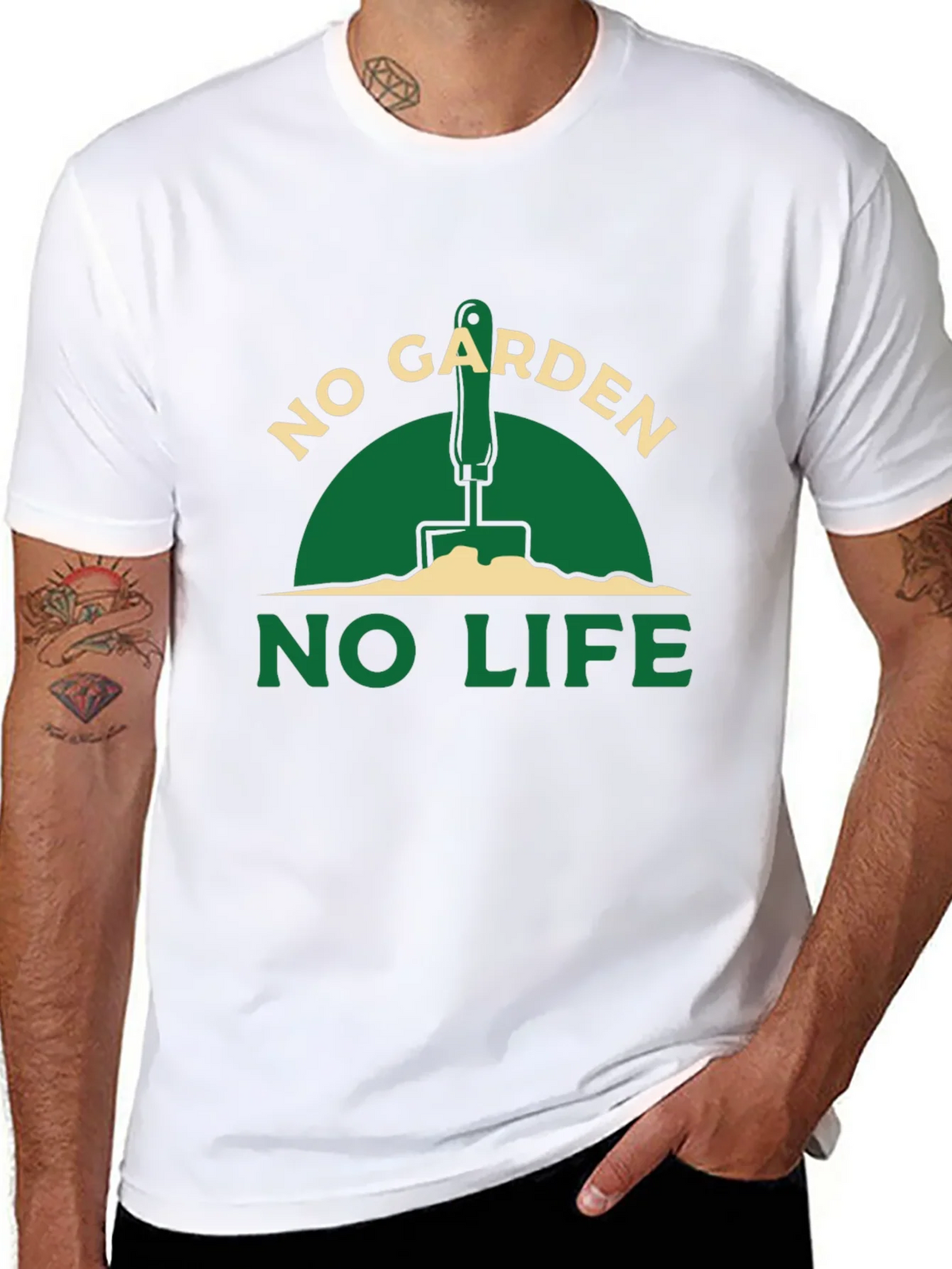 No Garden No Life Black T-Shirt product image 7