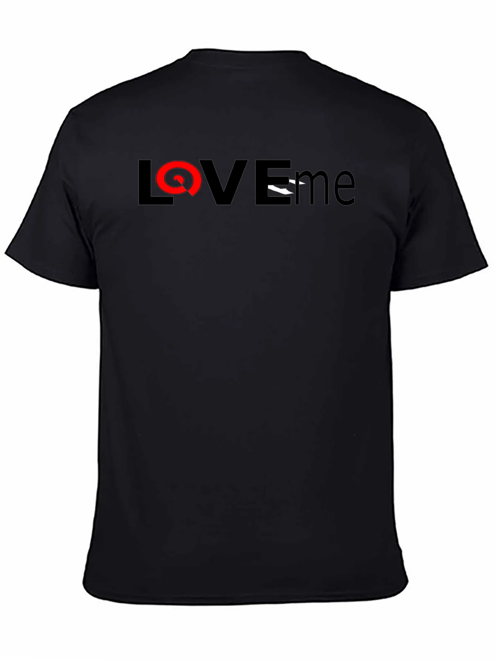 Love Me Graphic Black T-Shirt product image 4