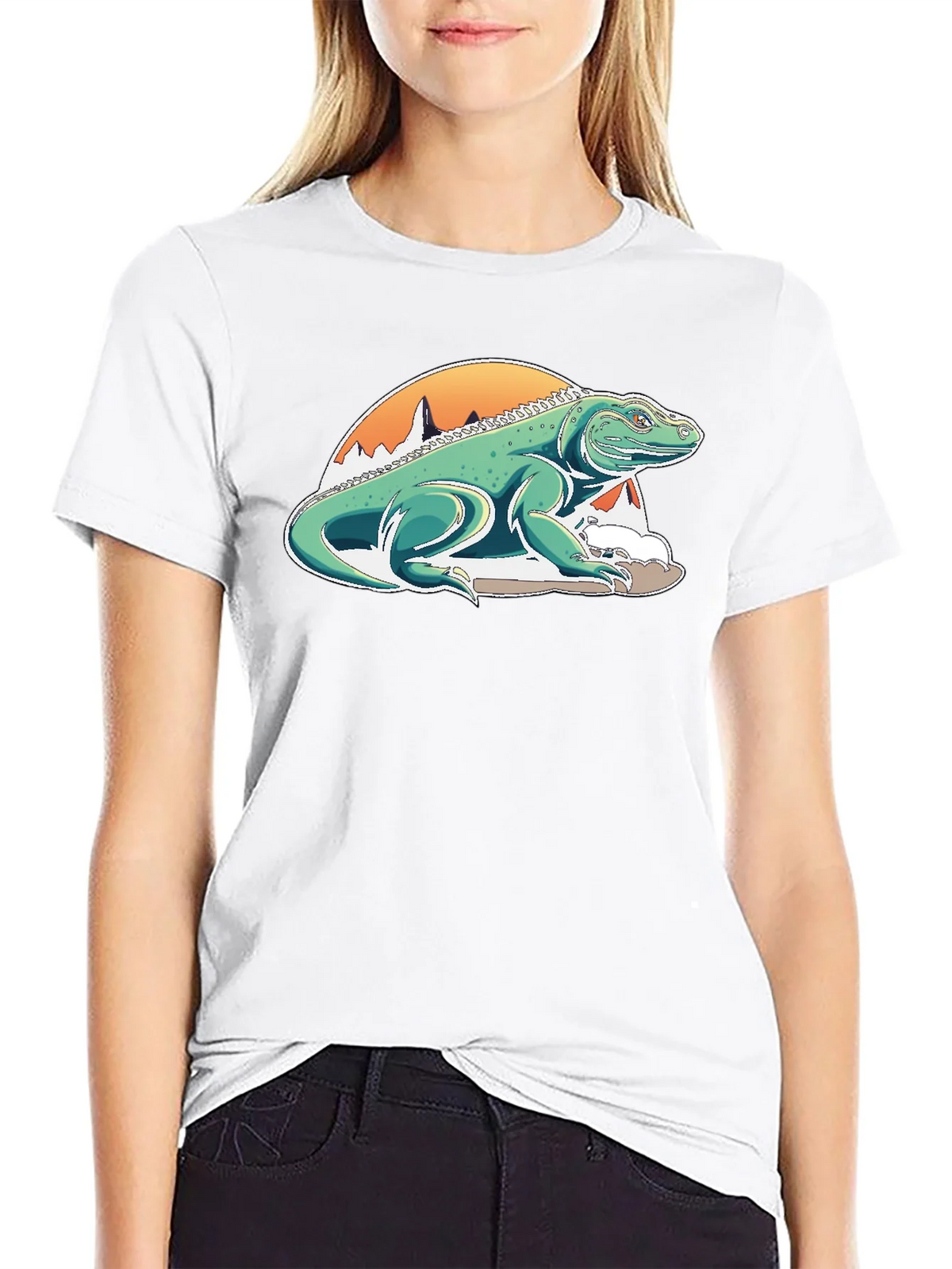 Komodo Dragon Graphic Tee - Unique Mountain Design product image 8