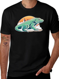 Komodo Dragon Graphic Tee - Unique Mountain Design product image 1