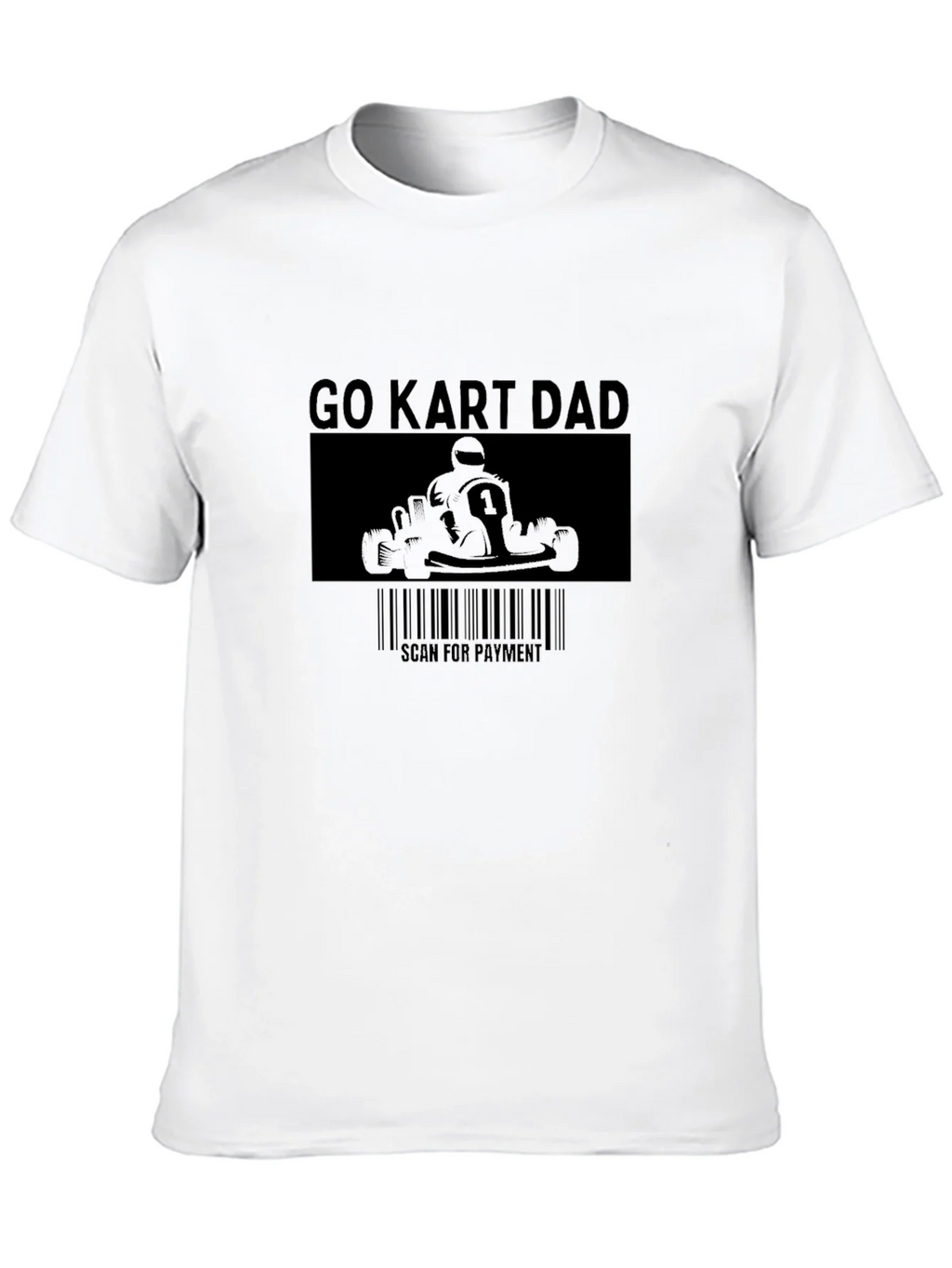 Go Kart Dad Funny T-Shirt - Scan for Payment product image 9