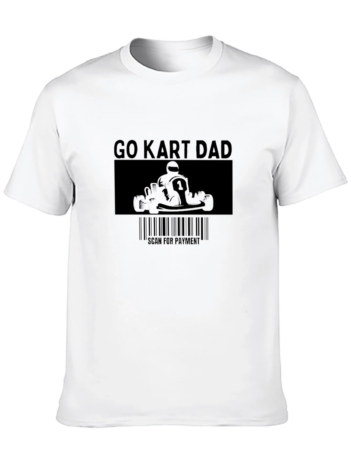 Go Kart Dad Funny T-Shirt - Scan for Payment product image 9