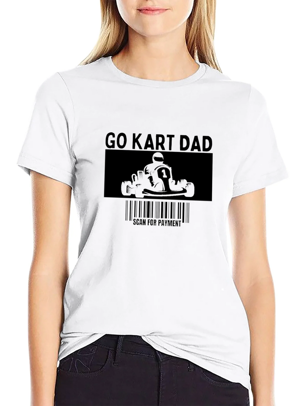 Go Kart Dad Funny T-Shirt - Scan for Payment product image 8