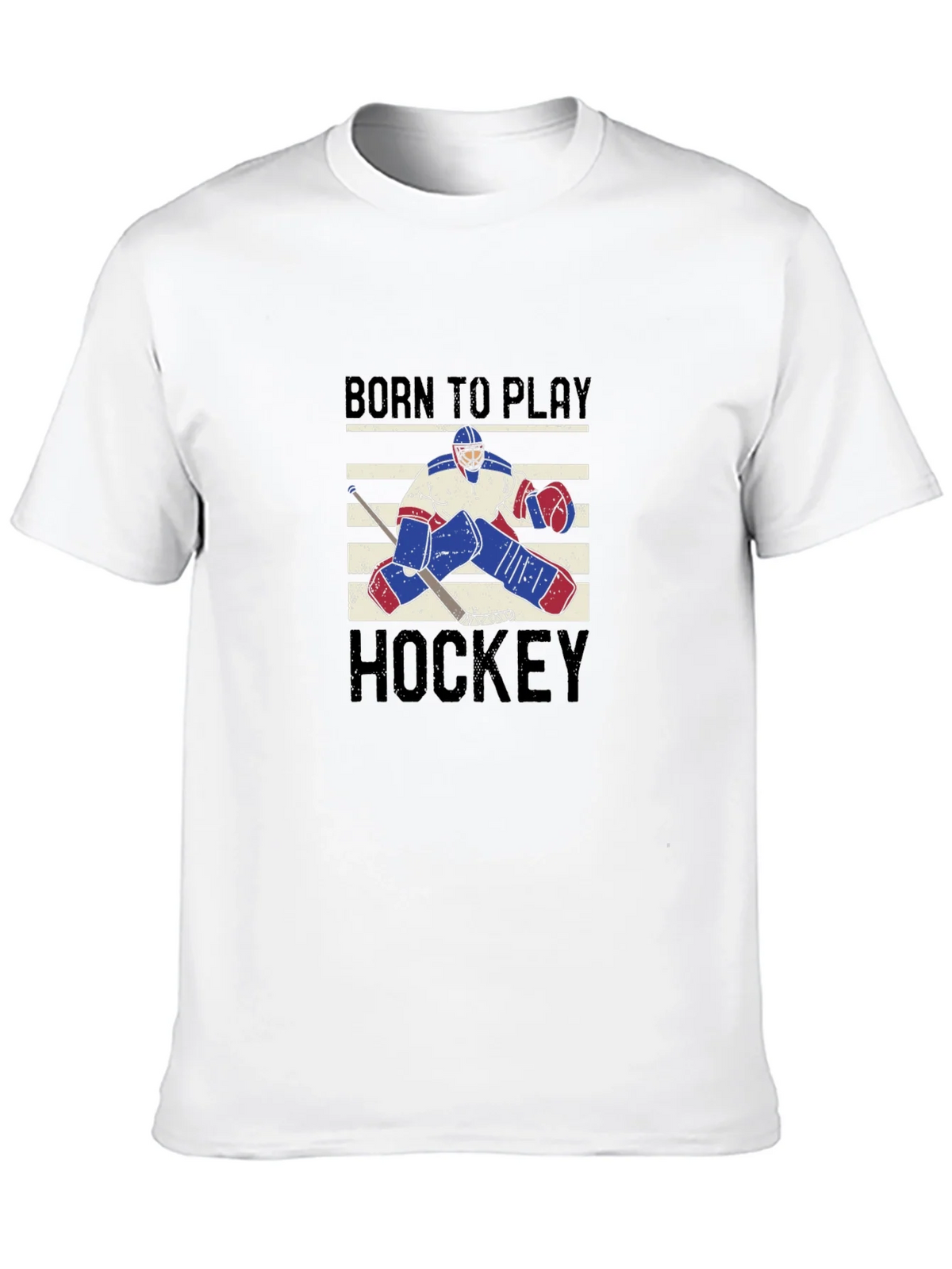 Born to Play Hockey Graphic T-Shirt product image 9
