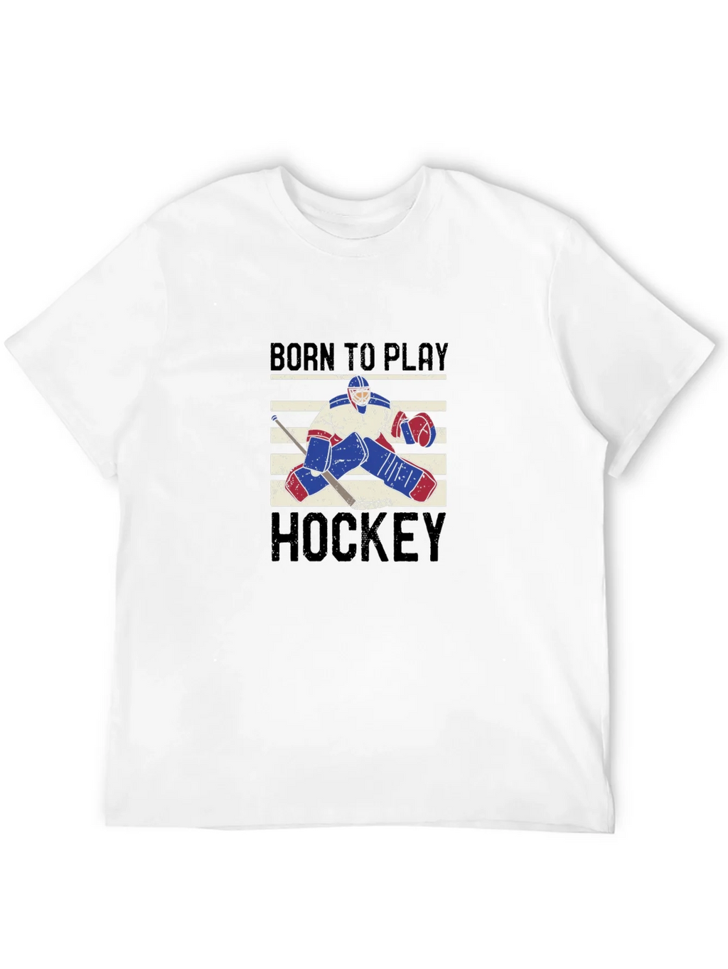 Born to Play Hockey Graphic T-Shirt product image 11