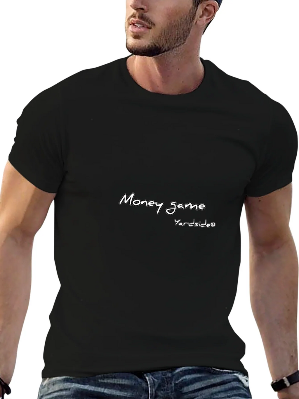 Money Game T-Shirt - Black Crew Neck Tee product image 6