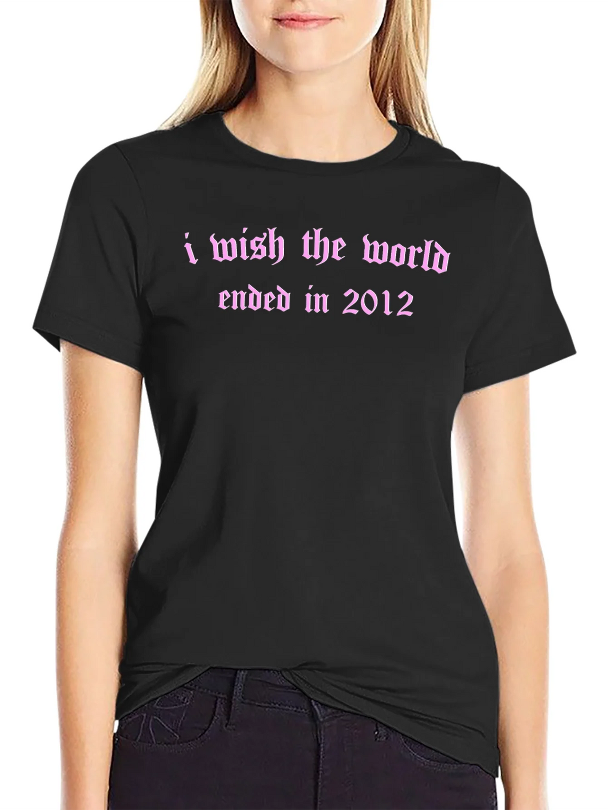 I Wish The World Ended T-Shirt product image 2