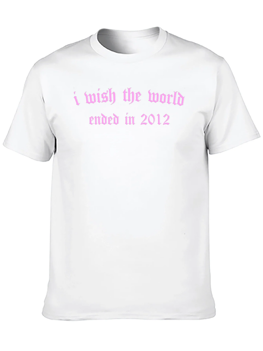 I Wish The World Ended T-Shirt product image 9