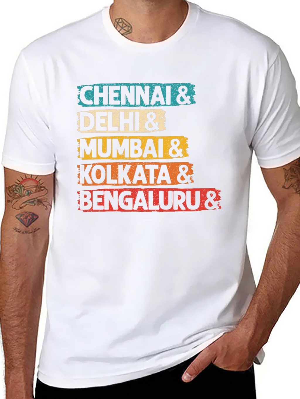 India Cities Graphic T-Shirt - Stylish Travel Tee product image 7