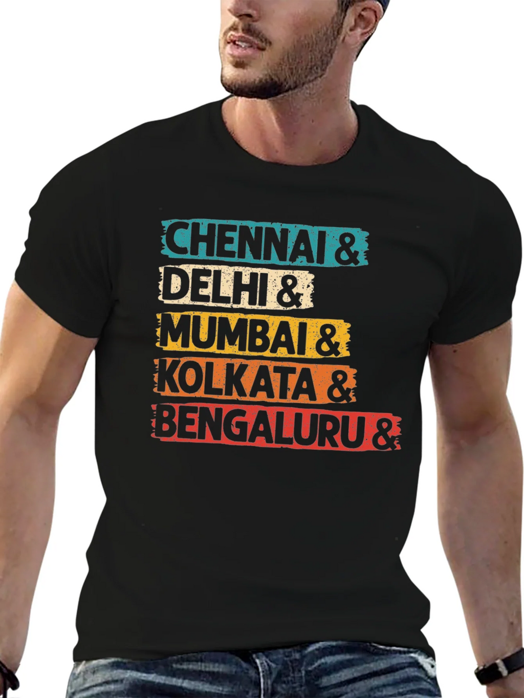 India Cities Graphic T-Shirt - Stylish Travel Tee product image 6