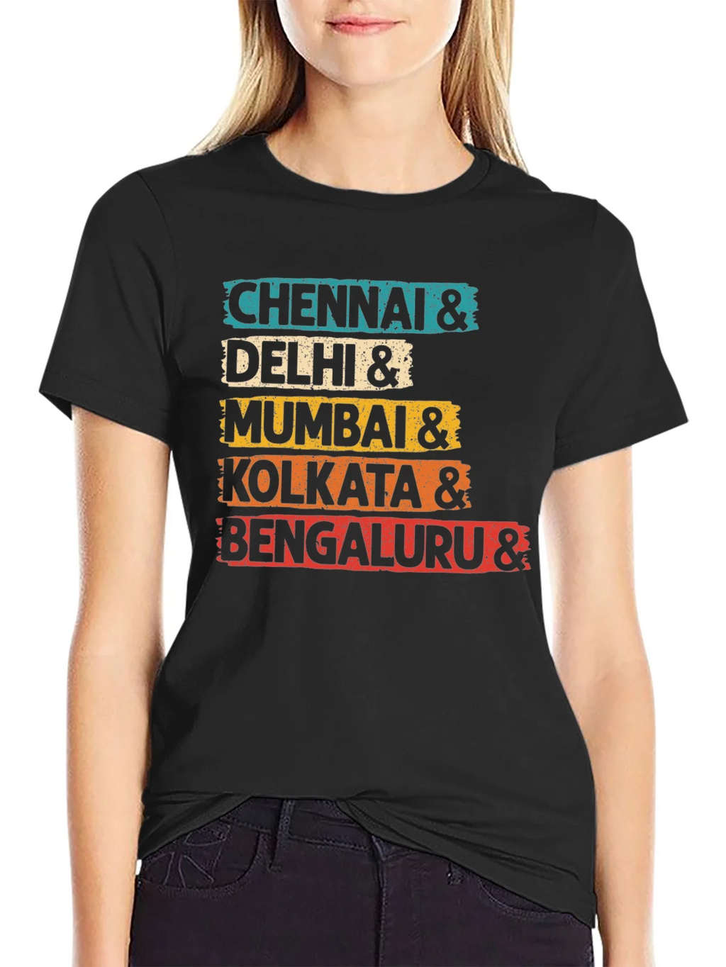 India Cities Graphic T-Shirt - Stylish Travel Tee product image 2