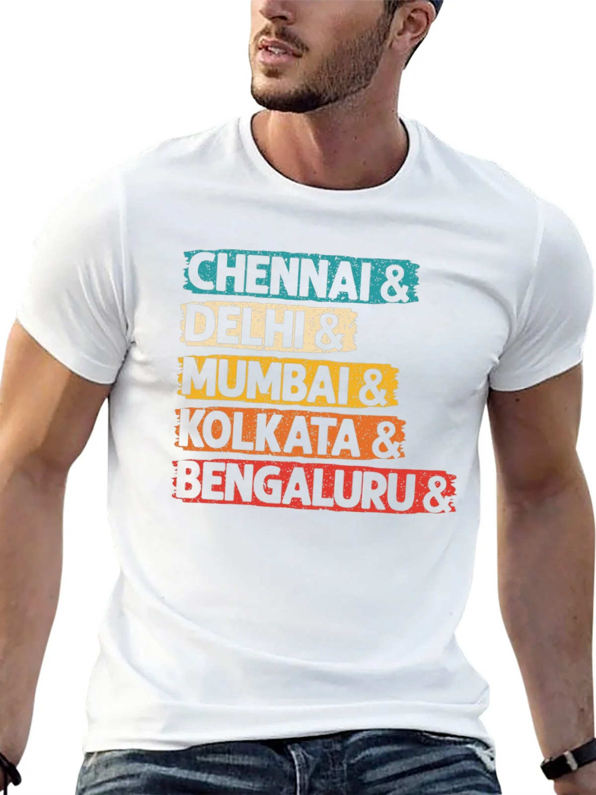 India Cities Graphic T-Shirt - Stylish Travel Tee product image 12