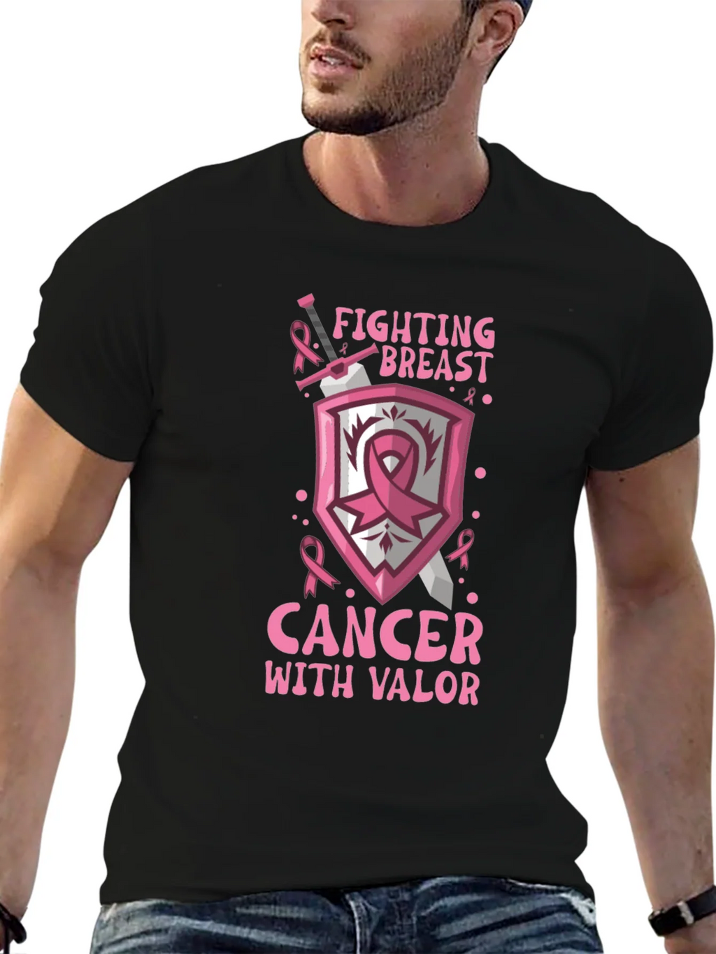 Breast Cancer Awareness Graphic T-Shirt product image 6