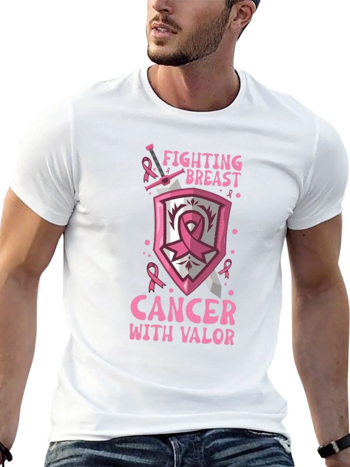 Breast Cancer Awareness Graphic T-Shirt product image 12