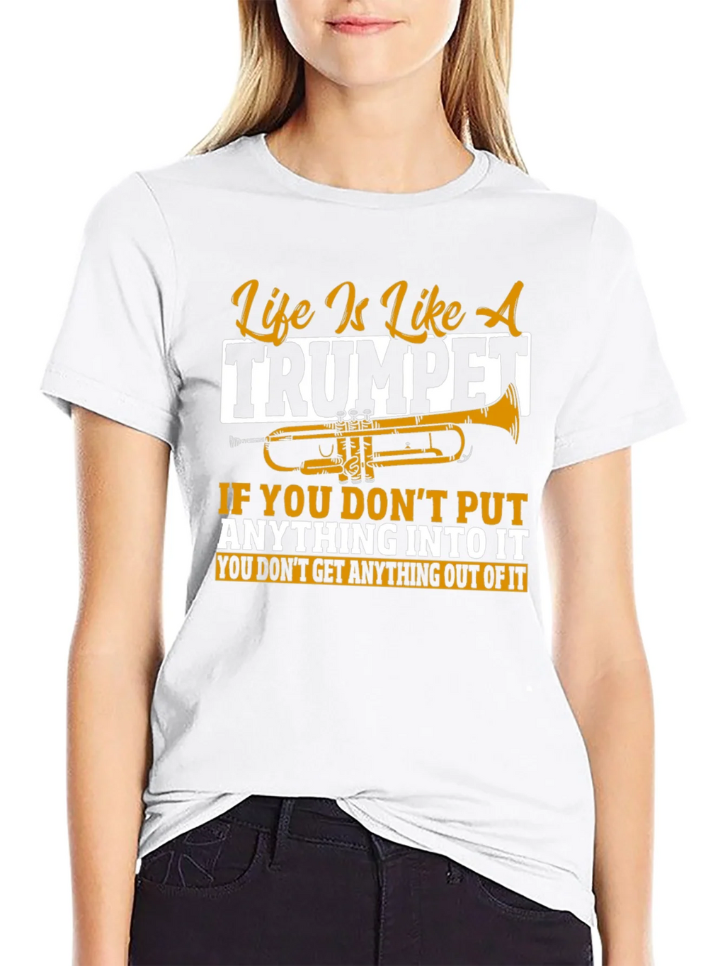 Life Is Like A Trumpet Graphic T-Shirt product image 8