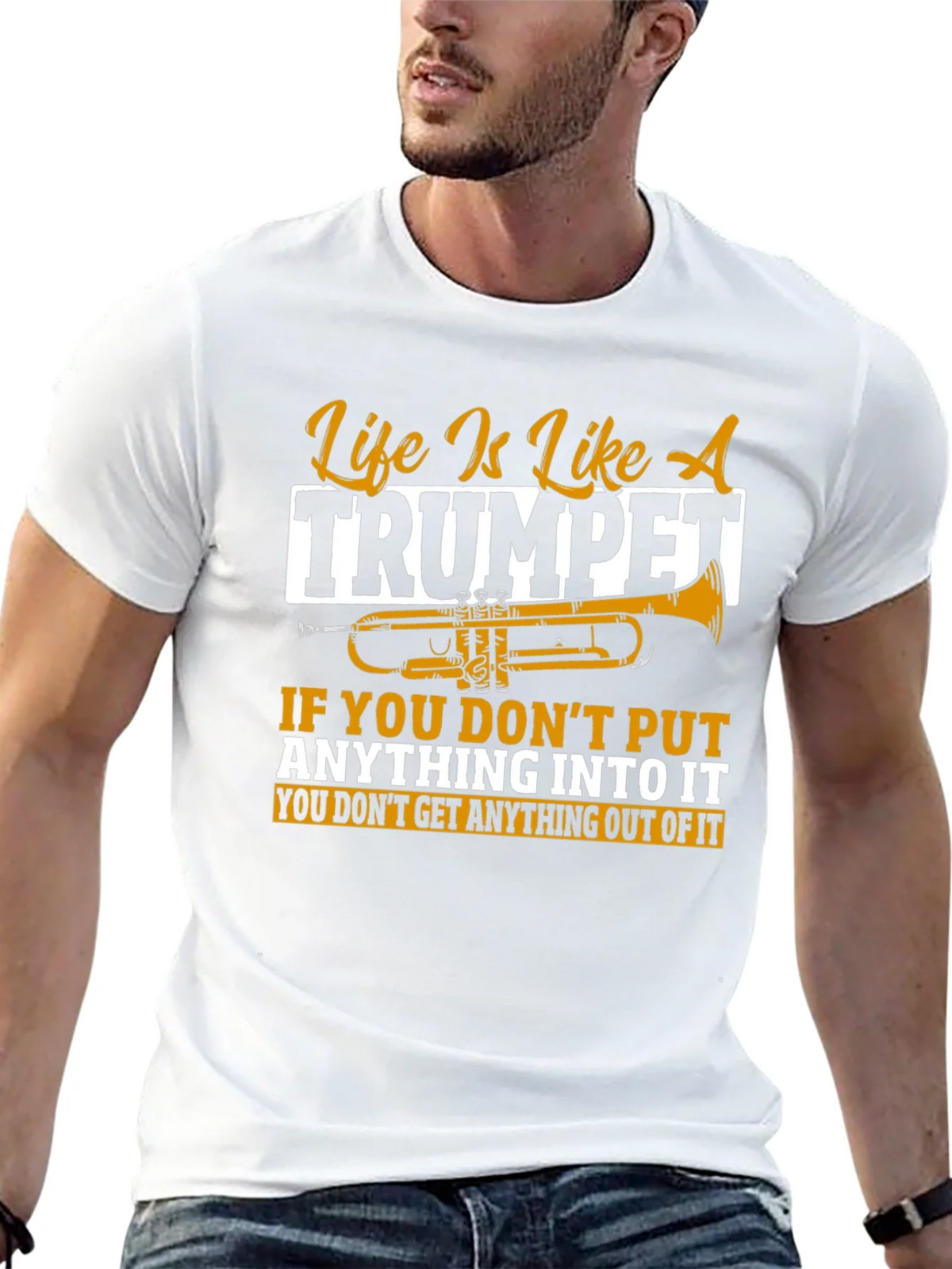 Life Is Like A Trumpet Graphic T-Shirt product image 12