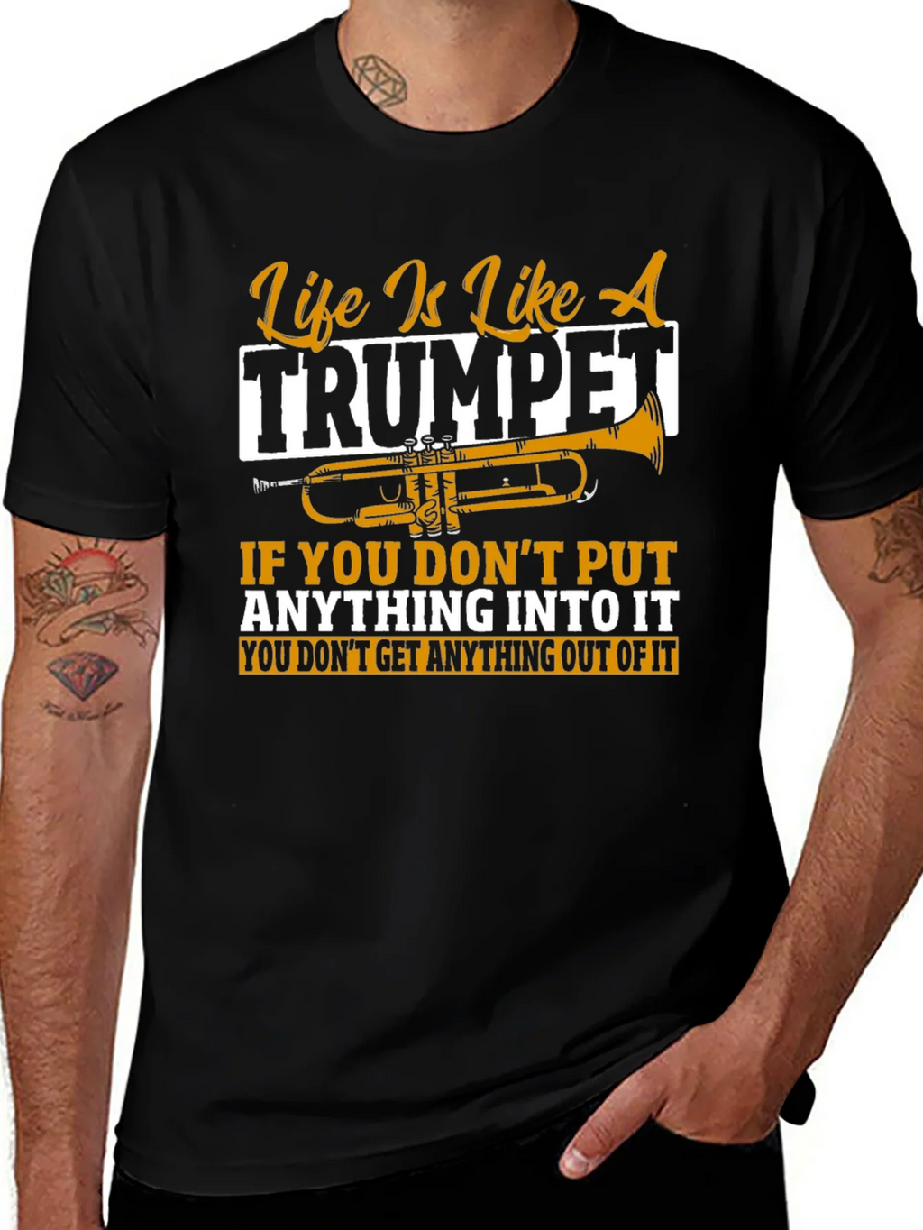 Life Is Like A Trumpet Graphic T-Shirt product image 1