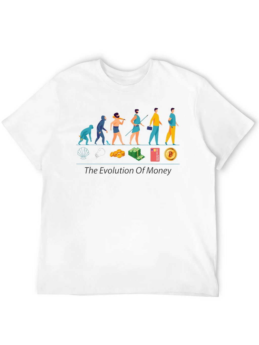 Evolution of Money T-Shirt - Crypto Bitcoin product image 11