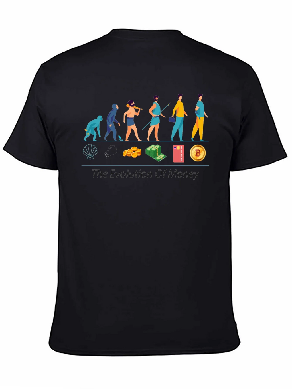 Evolution of Money T-Shirt - Crypto Bitcoin product image 4