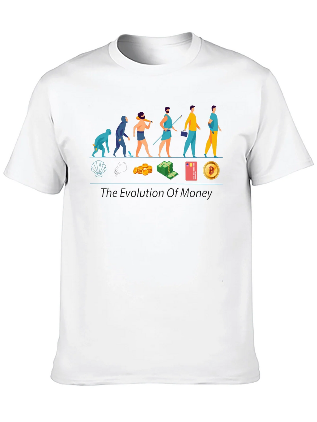 Evolution of Money T-Shirt - Crypto Bitcoin product image 9