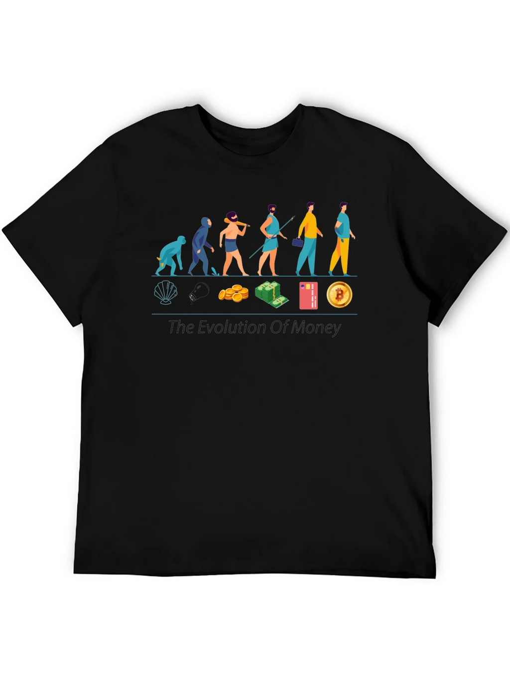 Evolution of Money T-Shirt - Crypto Bitcoin product image 5