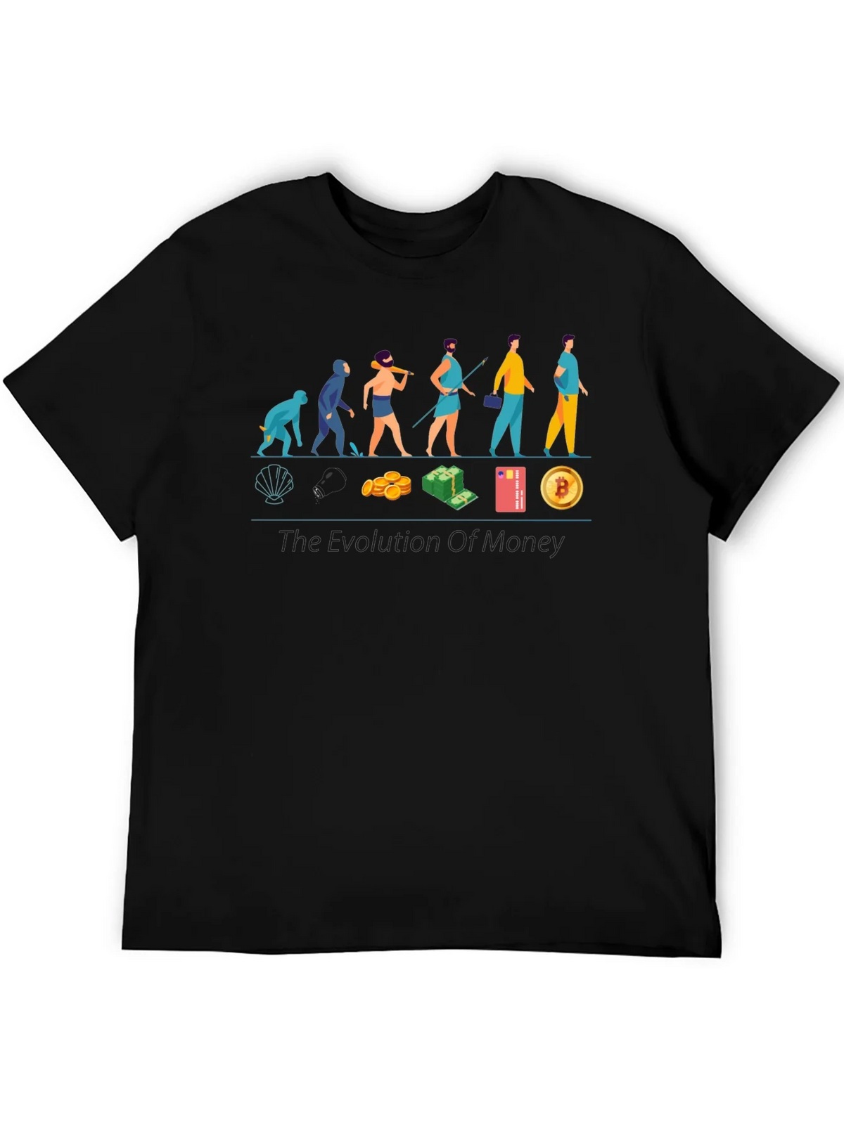 Evolution of Money T-Shirt - Crypto Bitcoin product image 5