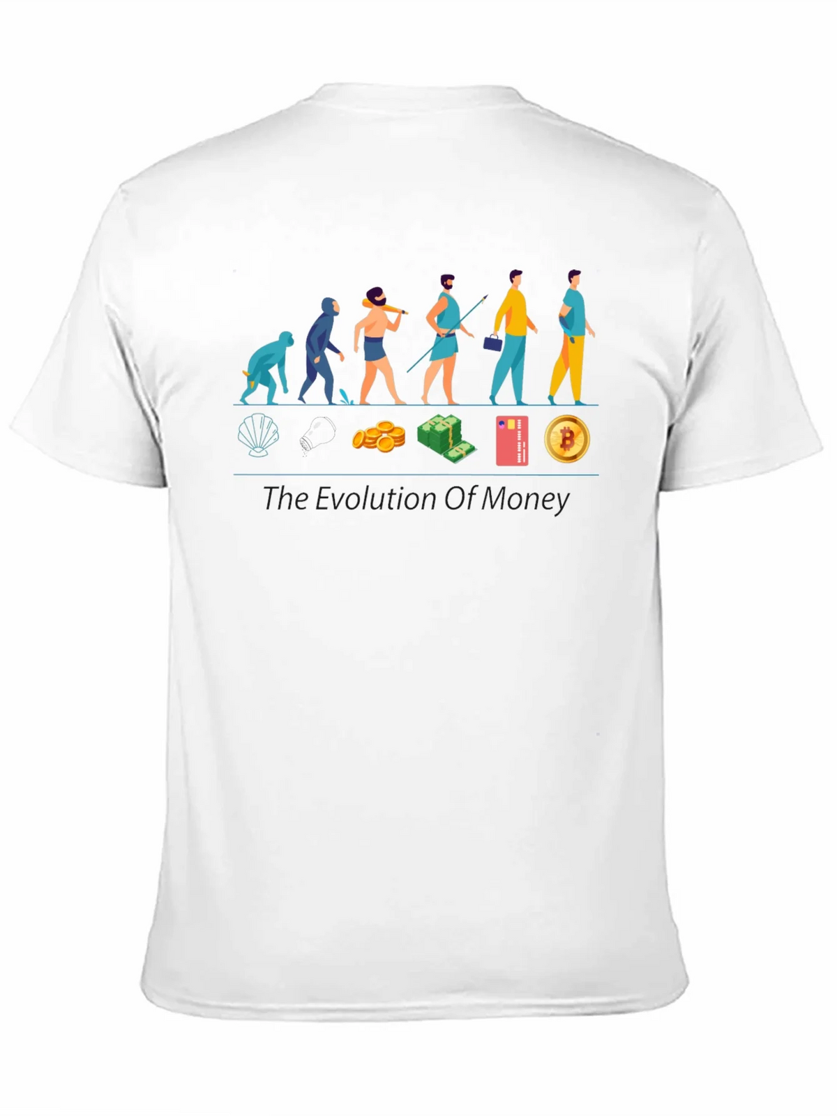 Evolution of Money T-Shirt - Crypto Bitcoin product image 10