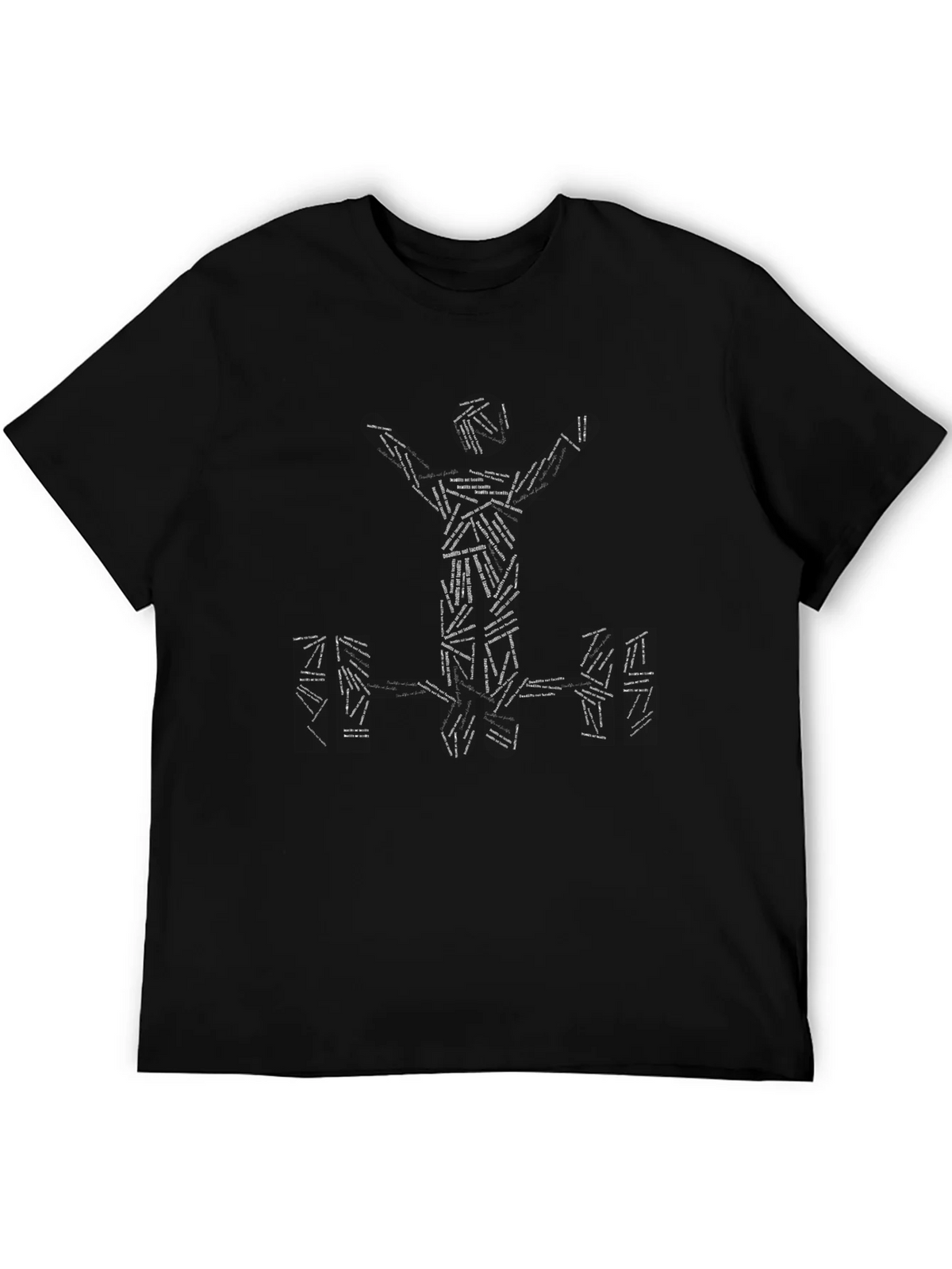 Weightlifting T-Shirt - Black Graphic Tee product image 5