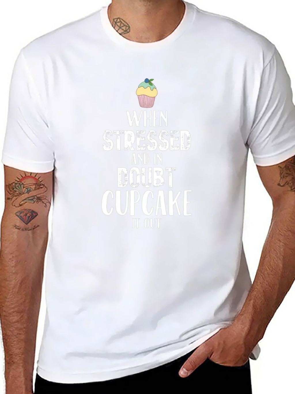Cupcake It Out Black T-Shirt product image 7