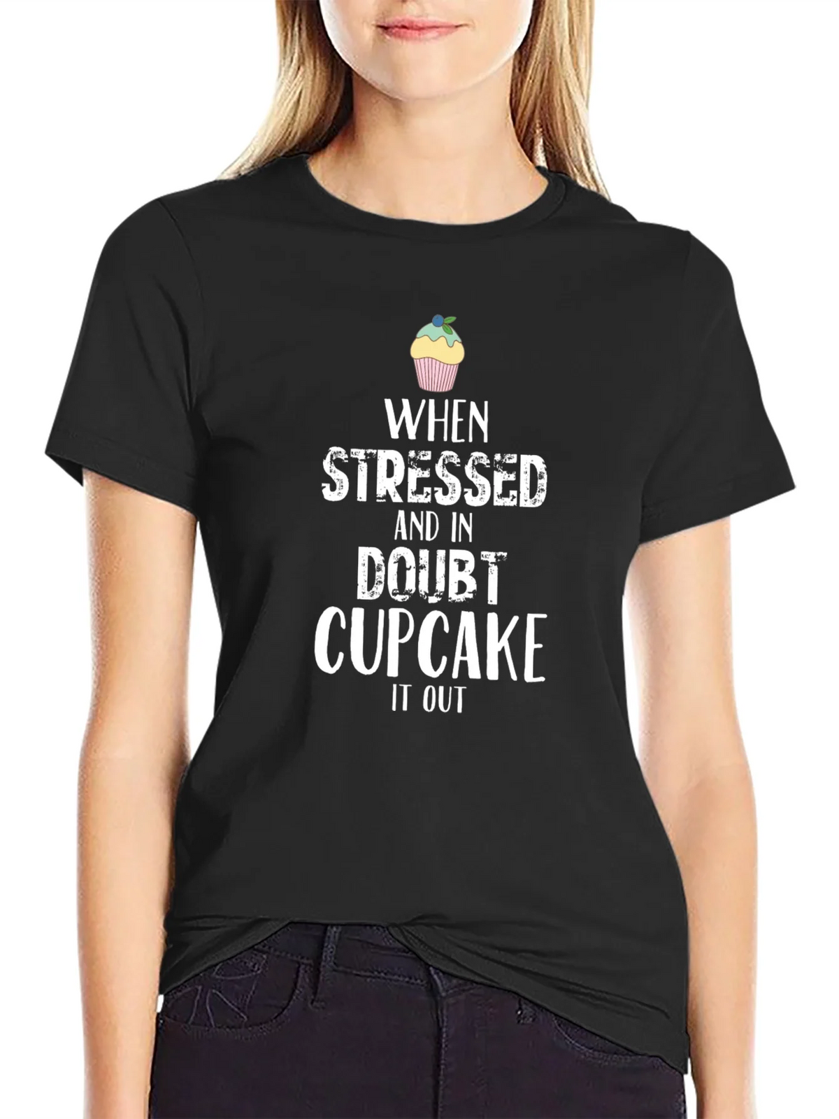 Cupcake It Out Black T-Shirt product image 2