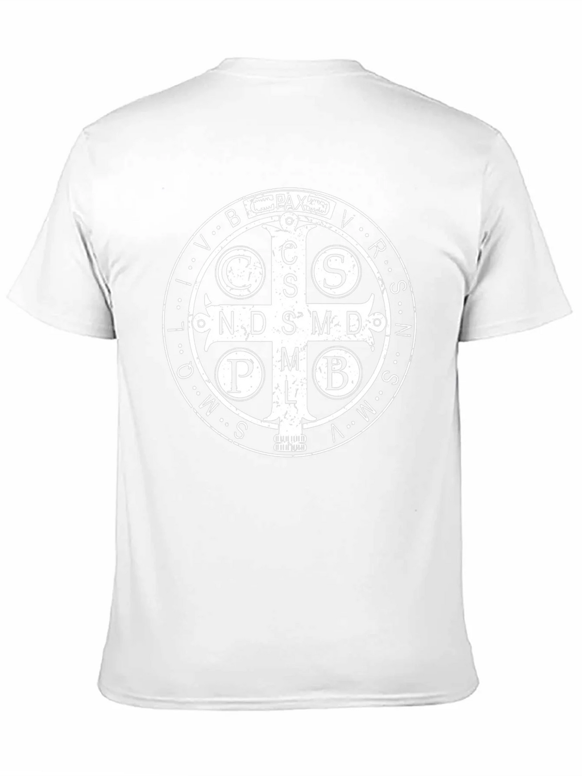 St. Benedict Medal Graphic Tee - Classic Religious Design product image 10