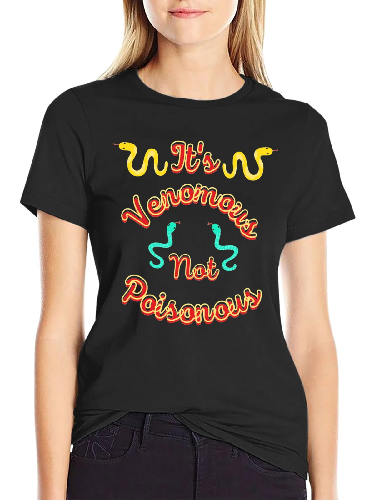 Venomous Snake Graphic T-Shirt product image 2