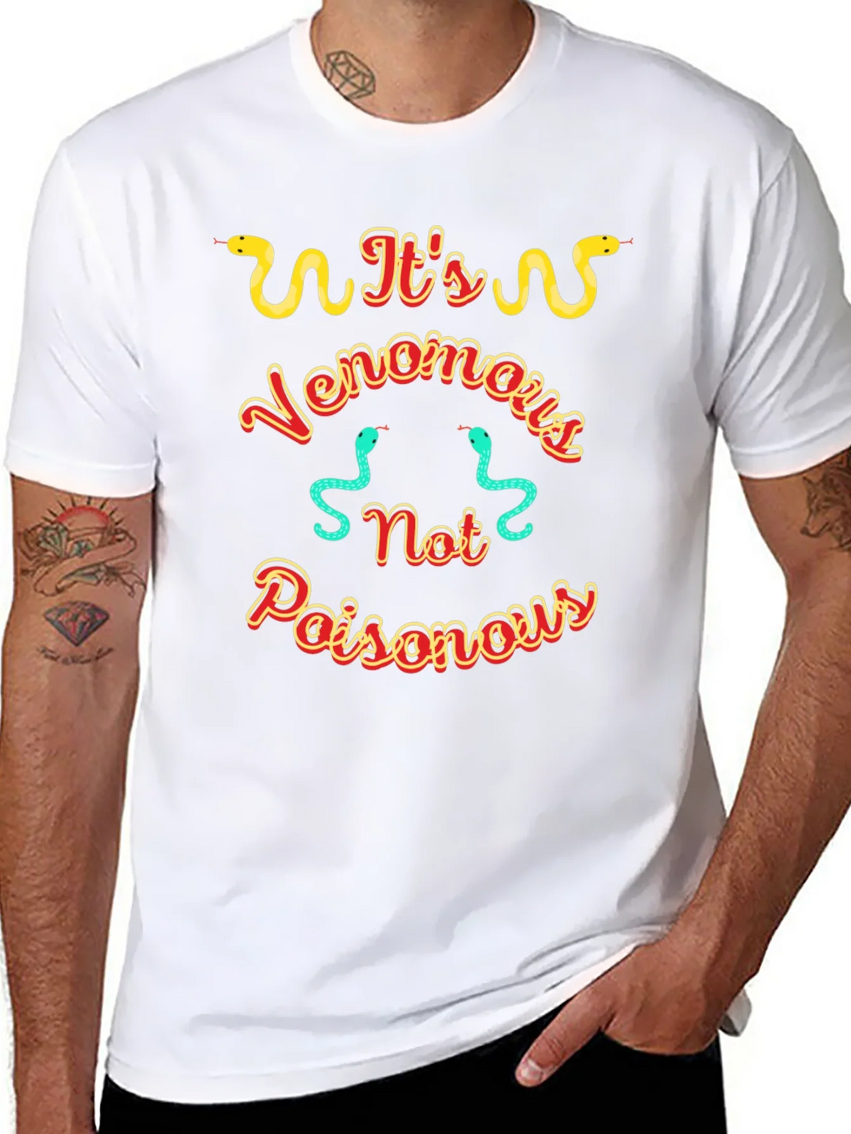 Venomous Snake Graphic T-Shirt product image 7