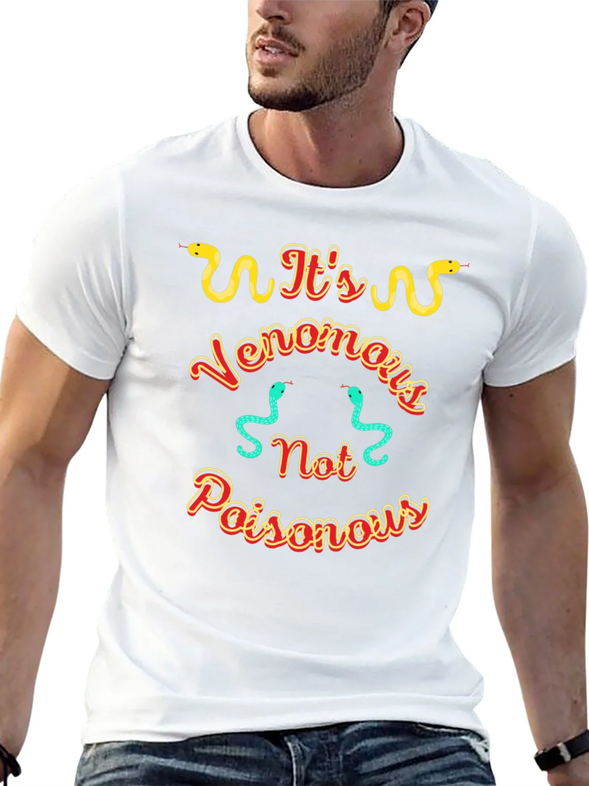 Venomous Snake Graphic T-Shirt product image 12