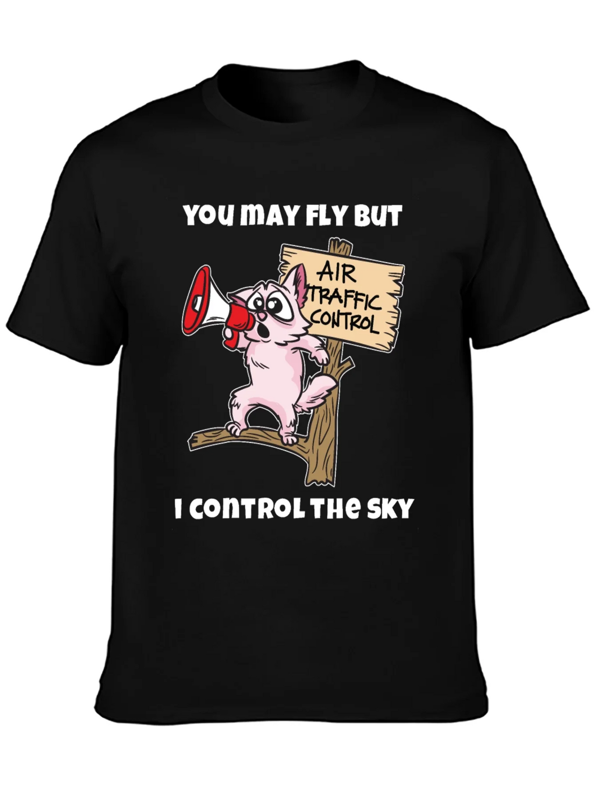 Air Traffic Controller Cat T-Shirt product image 3