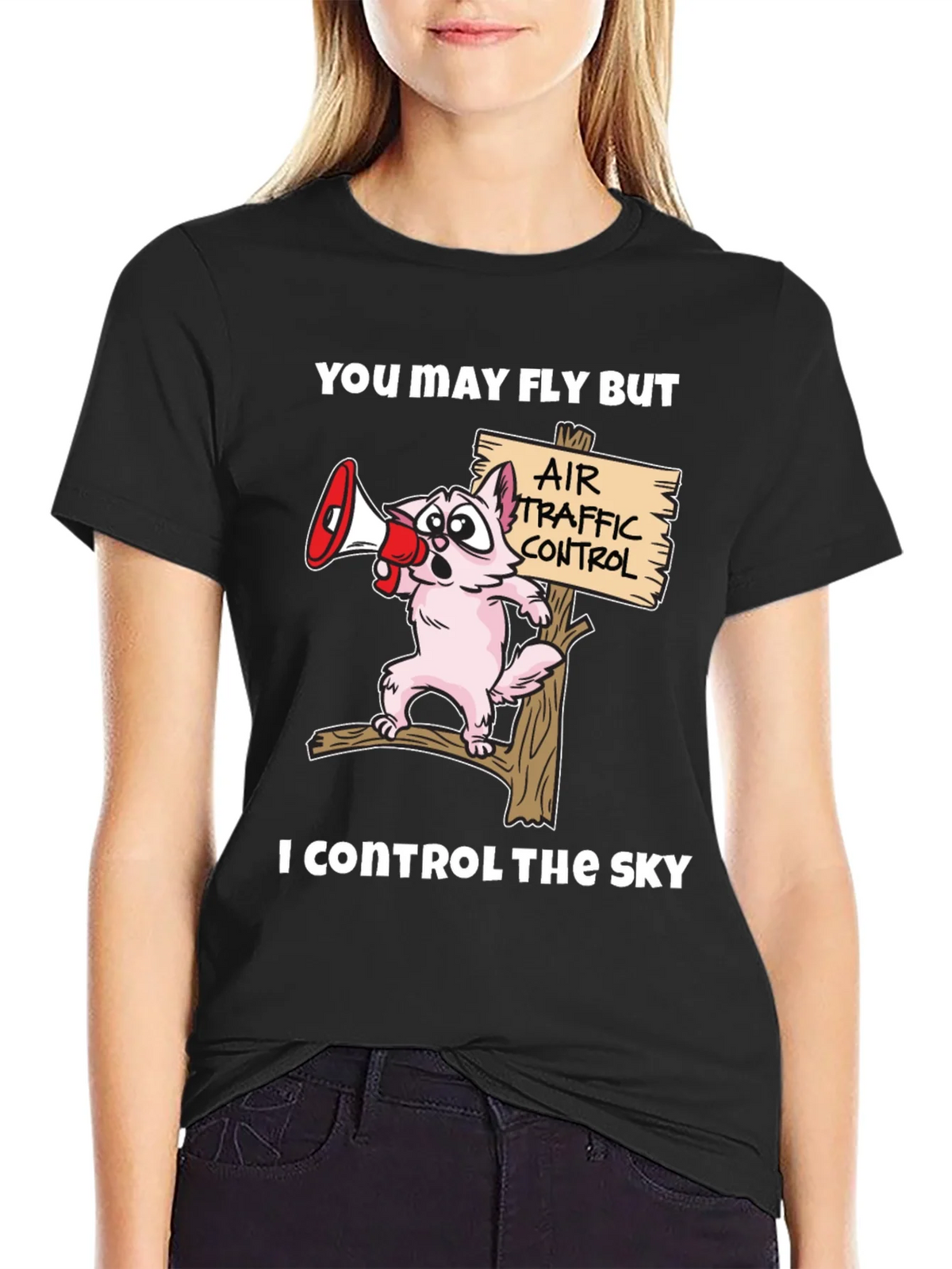 Air Traffic Controller Cat T-Shirt product image 2