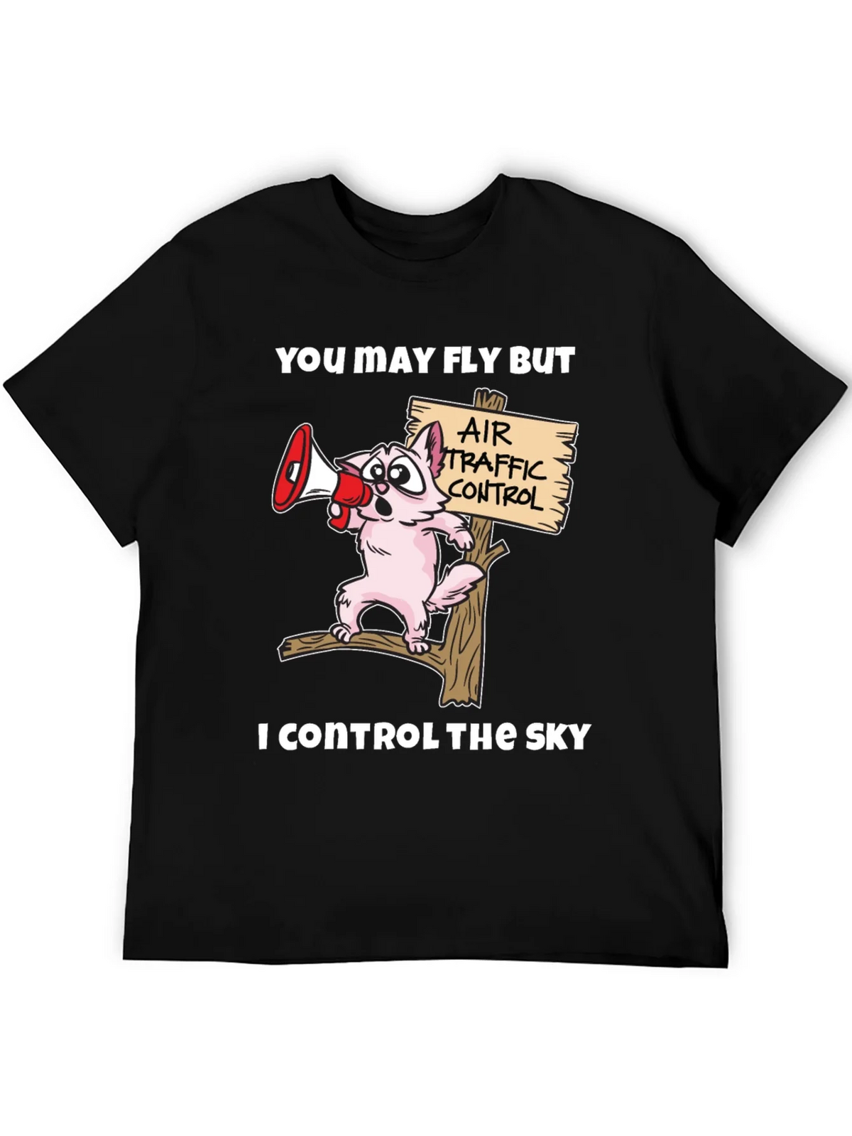 Air Traffic Controller Cat T-Shirt product image 5
