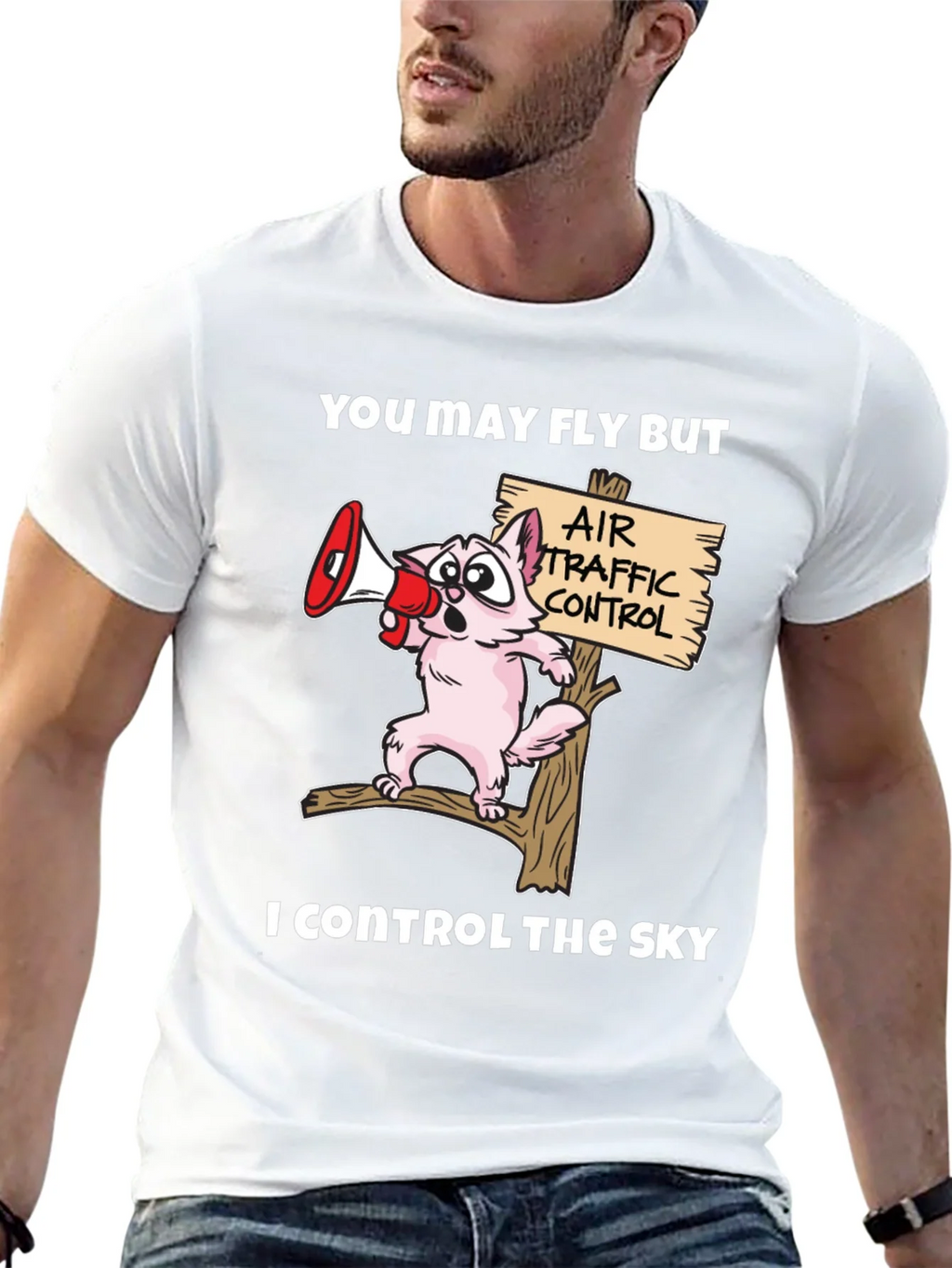 Air Traffic Controller Cat T-Shirt product image 12