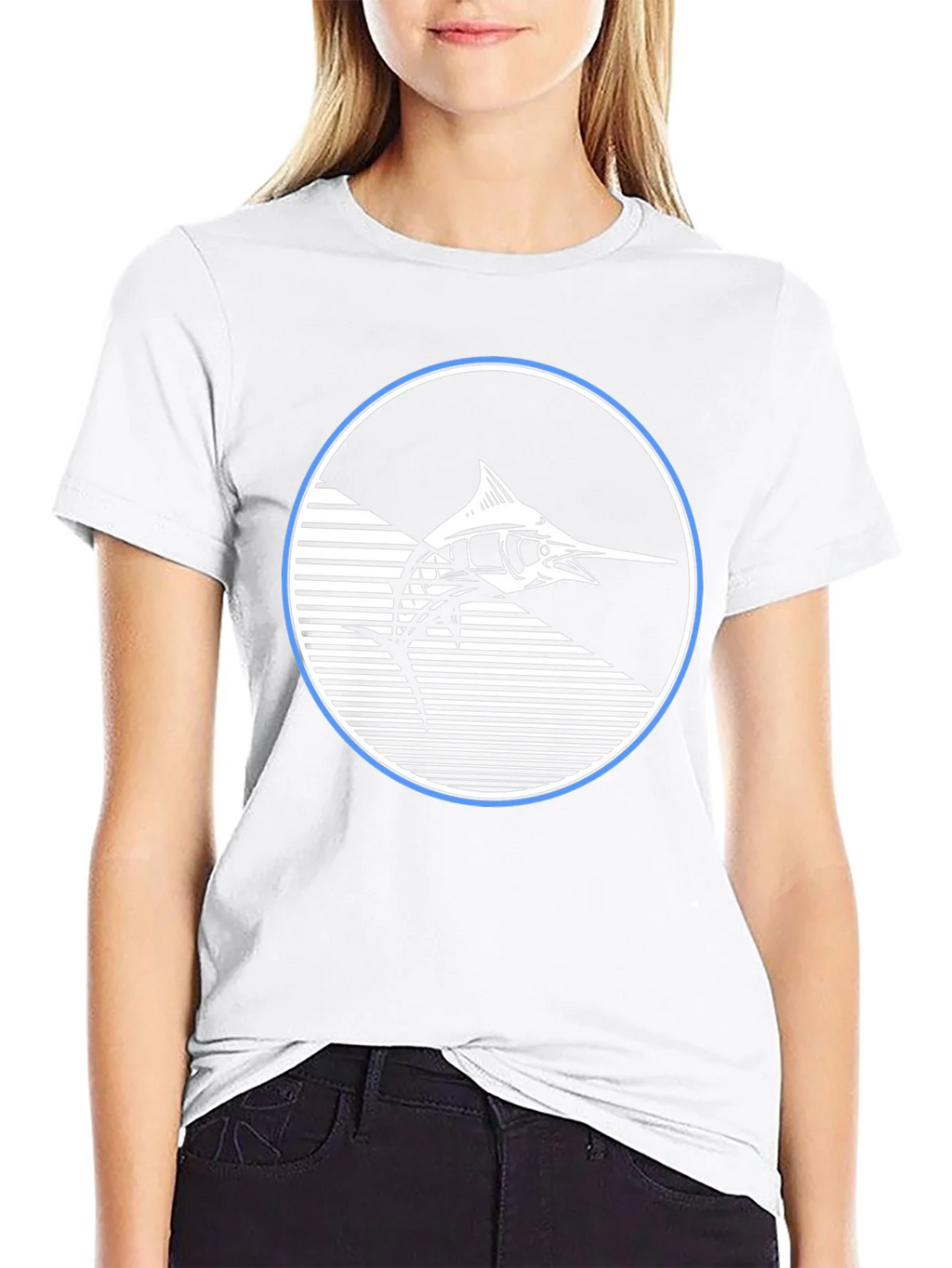 Marlin Fish Graphic T-Shirt - Stylish Black Tee product image 8