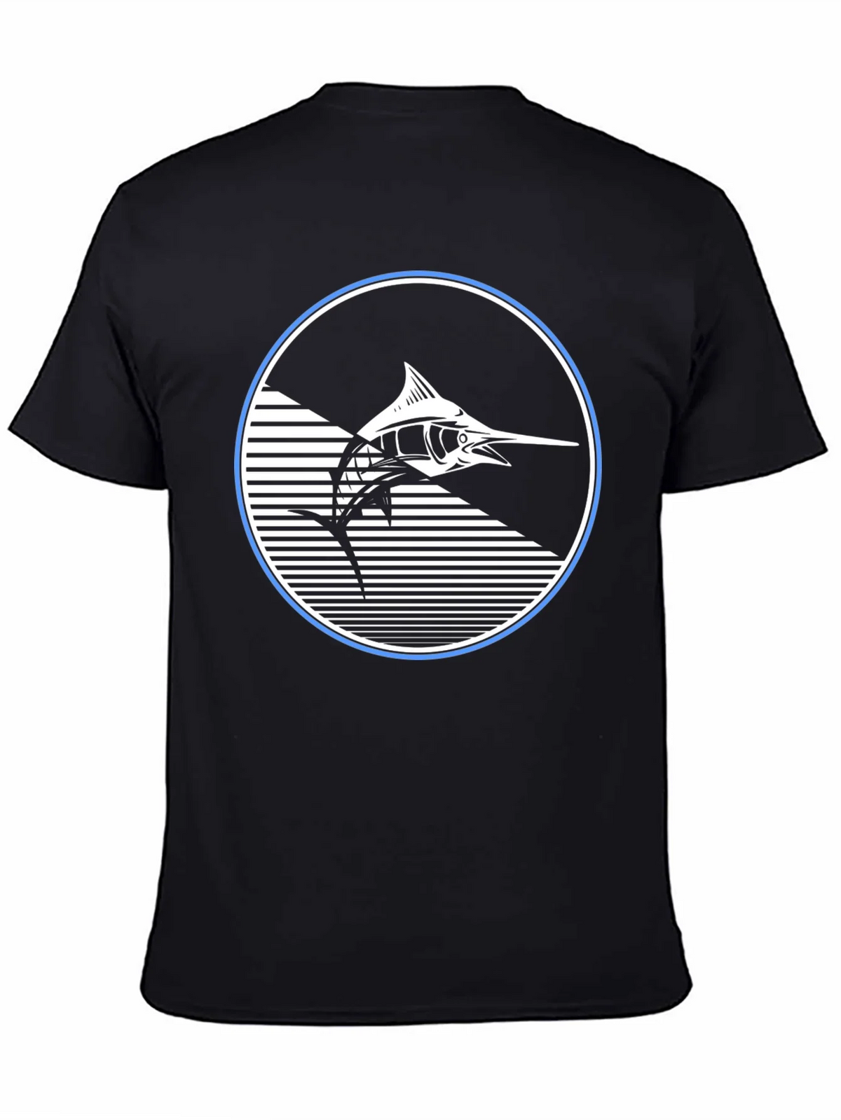 Marlin Fish Graphic T-Shirt - Stylish Black Tee product image 4