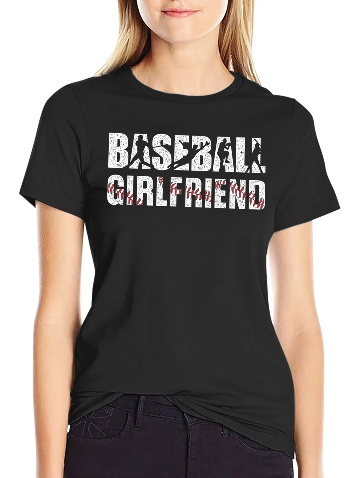 Baseball Girlfriend Graphic T-Shirt product image 2