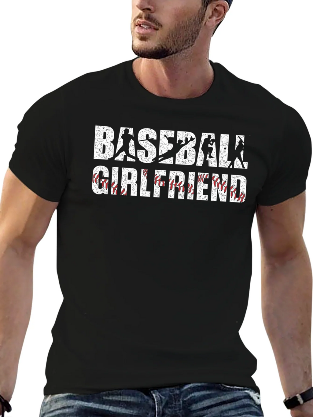 Baseball Girlfriend Graphic T-Shirt product image 6