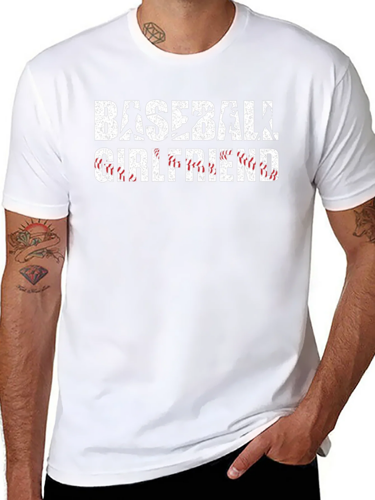 Baseball Girlfriend Graphic T-Shirt product image 7