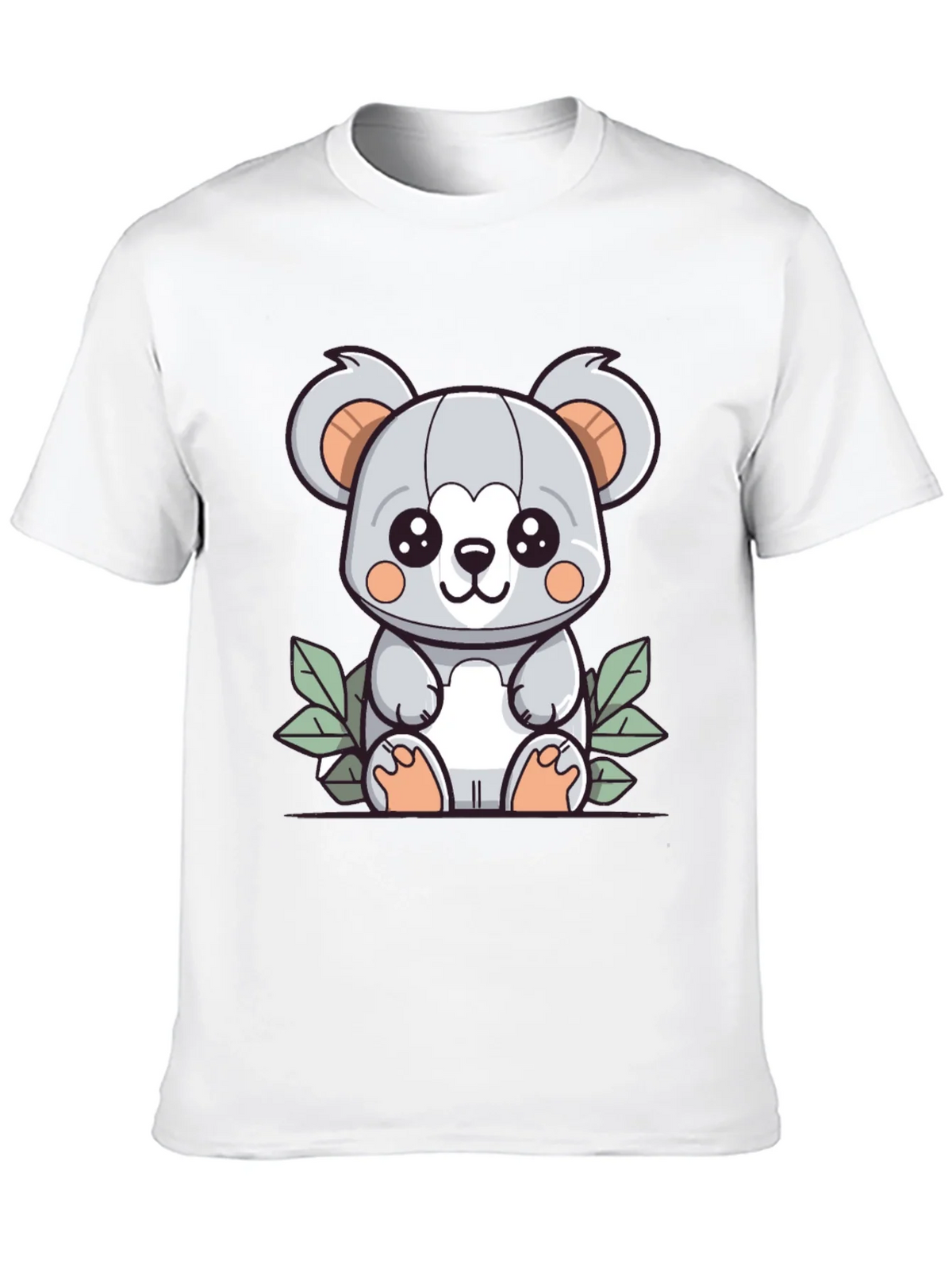 Cute Koala Graphic T-Shirt - Black Cotton Tee product image 9