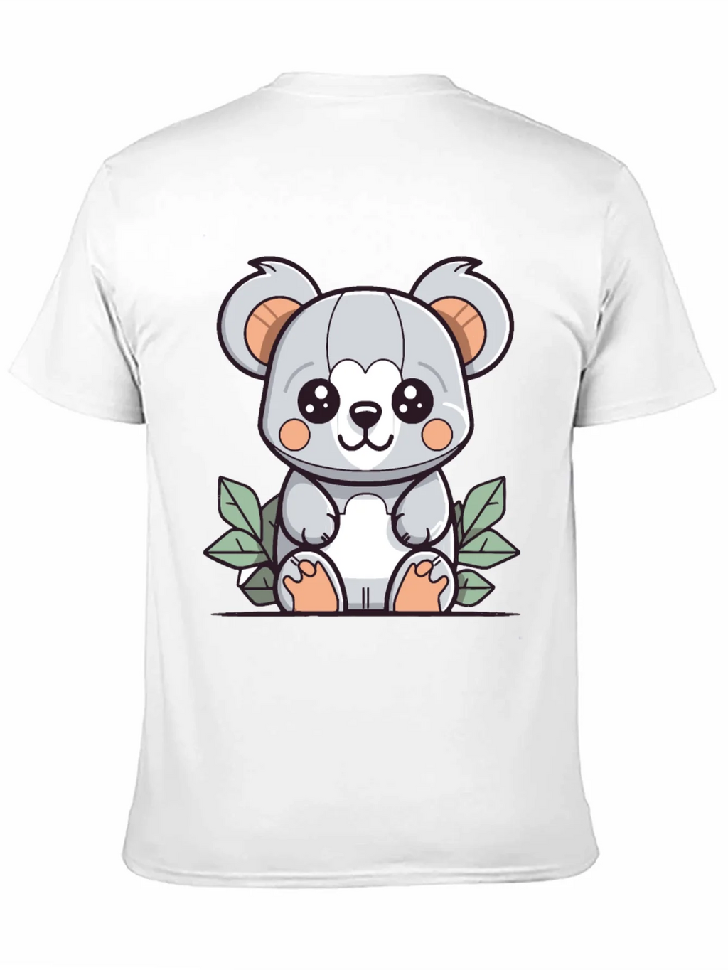 Cute Koala Graphic T-Shirt - Black Cotton Tee product image 10